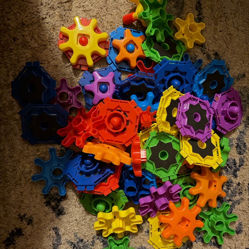Colorful Gear Building Set for Kids